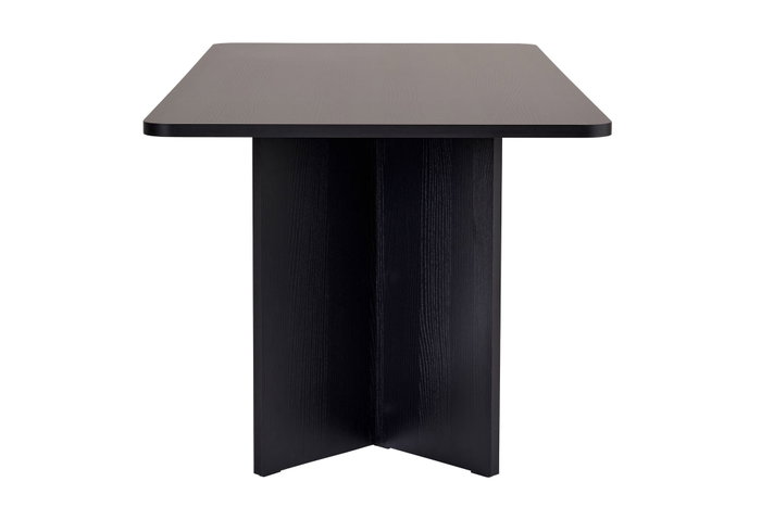 Nordure Mesa de Comedor Linza Madera Negra